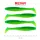 Reiva Zander Power Shad 10cm 7,05gr 4 buc/set (Verde Sclipici) Naluci din plastic