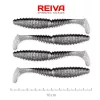 Reiva Zander Power Shad 10cm 7,05gr 4 buc/set (Argintiu Sclipici) Naluci din plastic