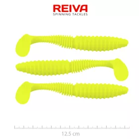   Reiva Zander Power Shad Lemonade 12,5cm Plastic Momeală 3buc