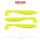 Reiva Zander Power Shad Lemonade 12,5cm Plastic Momeală 3buc