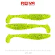 Reiva Zander Power Shad Poppy Green 12,5cm Momeală plastic 3buc