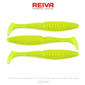   Reiva Zander Power Shad Flash Lemonade 12,5cm Naluci Plastic 3buc