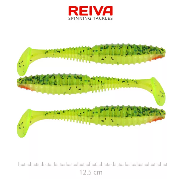 Reiva Zander Power Shad Watermelon 12,5cm Naluci Plastic 3buc