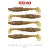 Reiva Zander Power Shad 8cm 3,18gr 5buc/pachet (Flitter Maro) Nălucă de plastic
