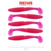 Reiva Zander Power Shad 8cm 3,18gr 5buc/pachet (Flitter Roz) Nălucă de plastic