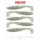 Reiva Zander Power Shad 8cm 3,18gr 5buc/pachet (Flitter Argintiu) Nălucă de plastic