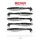 Reiva Zander Power Shad 8cm 3,18gr 5buc/pachet (Negru Argintiu) Nălucă de plastic