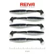 Reiva Zander Power Shad 8cm 3,18gr 5buc/pachet (Negru Argintiu) Nălucă de plastic