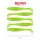 Reiva Zander Power Shad 8cm 3,18gr 5buc/pachet (Flitter Verde Fluo I.) Nălucă de plastic