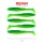 Reiva Zander Power Shad 8cm 3,18gr 5buc/pachet (Flitter Verde) Nălucă de plastic