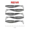 Reiva Zander Power Shad 8cm 3,18gr 5buc/pachet (Flitter Argintiu) Nălucă de plastic