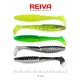 Reiva Zander Power Shad 8cm 3,18gr 5 buc/set (5 culori) Naluci din plastic