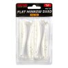 Reiva Flat Minnow Shad 10cm Pearl Dot Momeală Plastică 4 bucăți