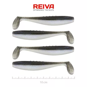   Reiva Flat Minnow Shad 10cm Magic Fish Momeală Plastică 4 bucăți