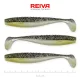 Reiva Flat Minnow shad 12,5cm 3buc/set (Flitter Negru-Argintiu) Naluci de plastic