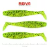 Reiva Flat Minnow shad 12,5cm 3buc/pachet (Verde cu sclipici) Nalucă de plastic