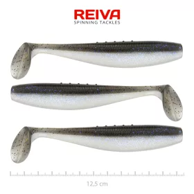   Reiva Flat Minnow Shad 12,5cm Magic Fish Momeală plastic 3buc
