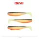 Reiva Flat Minnow Shad UV Roach 14cm Plasztik Csali 3db