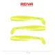 Reiva Flat Minnow Shad Flash Lemonade 14cm Plasztik Csali 3db