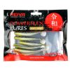 Reiva Flat Minnow shad 7,5cm 5buc/pachet (Negru-Argintiu cu sclipici) Nalucă de plastic