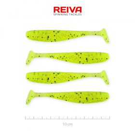 Reiva Flash Shad 10cm 4buc/set Naluci de plastic