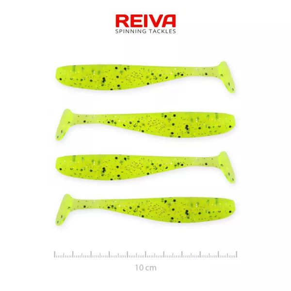 Reiva Flash Shad 10cm 4buc/set Naluci de plastic