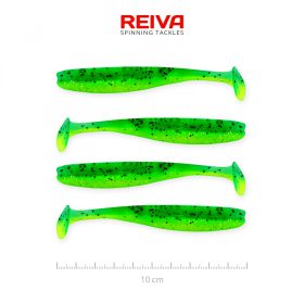 Reiva Flash Shad 10cm 4buc/set Naluci de plastic