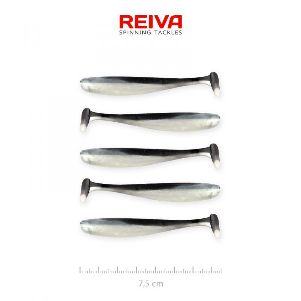 Reiva Flash Shad 7,5cm 2,26gr 5buc/set Naluci de plastic