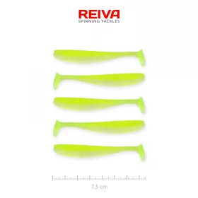 Reiva Flash Shad 7,5cm 2,26gr 5buc/set Naluci de plastic