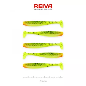 Reiva Flash Shad 7,5cm 2,26gr 5buc/set Naluci de plastic