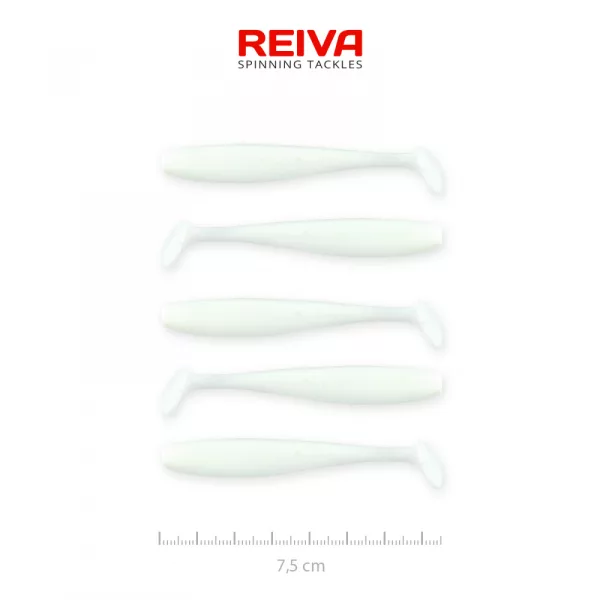Reiva Flash Shad 7,5cm 2,26gr 5buc/set Naluci de plastic