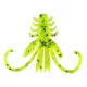 Reiva NYMPH 6cm 12 buc/set Fluo Verde Sclipici Naluci din plastic