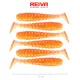 Reiva Stream Shad Shiny Orange 10cm Plasztik Csali 6db