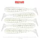 Reiva Stream Shad Pearl White Dots 12,5cm Plasztik Csali 5db