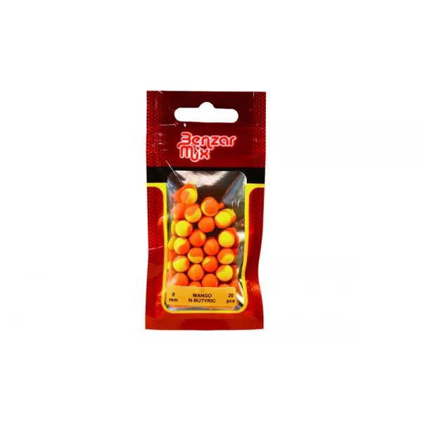 Benzár Mix Instant Bicolor Method Mango-Acid butiric 8mm Pop Up 20 buc