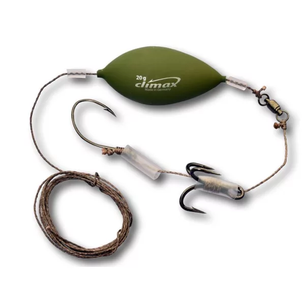 Climax Cult Catfish Rig Worm 180cm 80kg 7/0 2/0 Harcsázó Szerelék