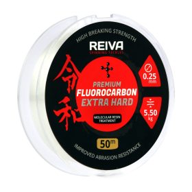   Reiva Reiva Fluorocarbon 50m 0.25mm Forfac monofilament-Transparent
