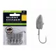 BKK Silent Chaser Microjig -  Harpax Darting LRF 4#, 5g, 5 buc/pachet Cap jig