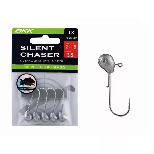 BKK Silent Chaser Microjig - Punch LRF 6#, 1.8g, 5buc/pachet Cap jig