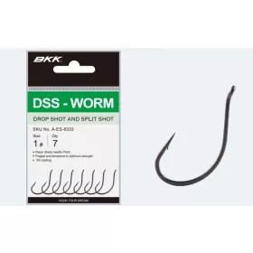 BKK DSS-WORM #1, 7 buc/pachet Cârlig Dropshot