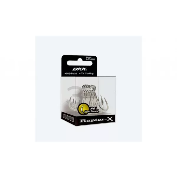 BKK RAPTOR-X 1/0# 6 buc/pachet Cârlig pentru Somn
