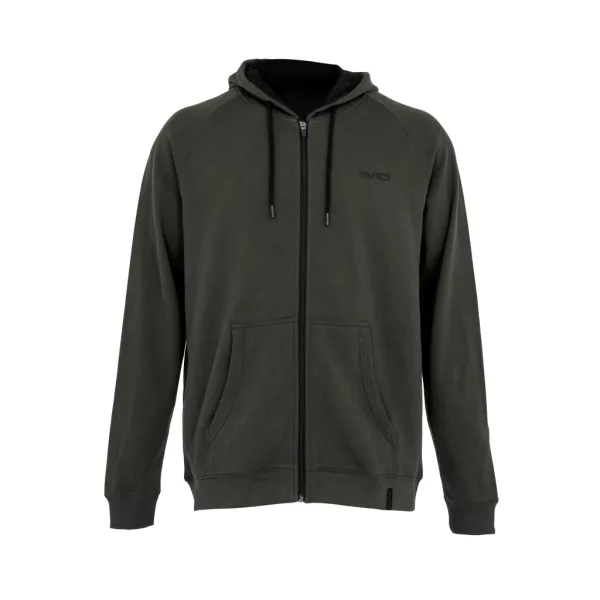 Avid Bearing Zip Hoodie Zöld Zipzáros Pulóver 3XL