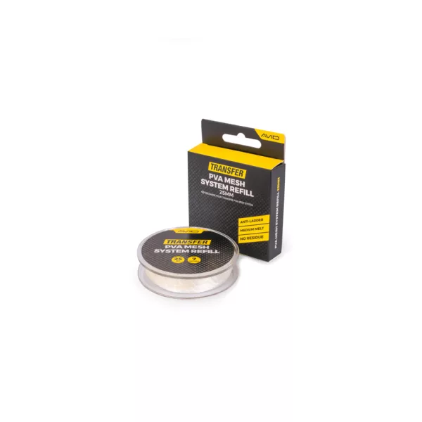 Avid Transfer PVA Mesh System Refill 25mm Reumplere Plasă PVA 7m