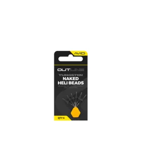   Avid Outline Tungsten Naked Heli Beads Mărgele de cauciuc 6 buc