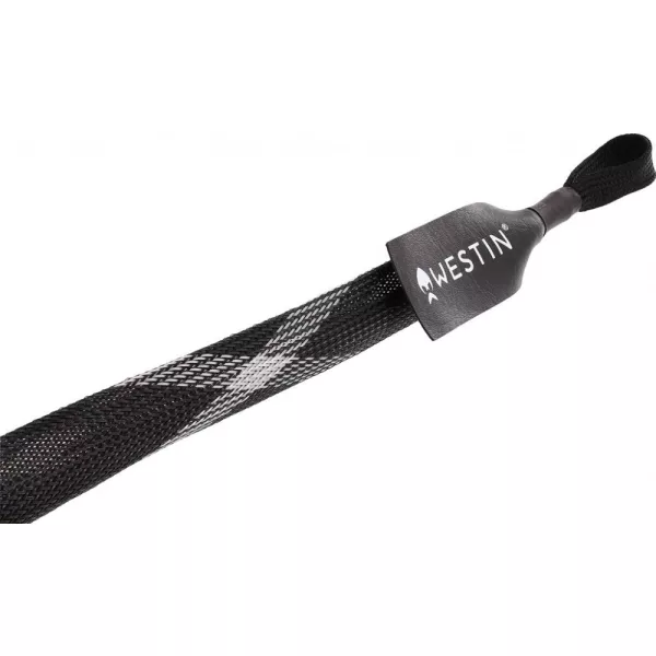 Husă de protecție lansetă WESTIN Rod Cover Spin split rod până la 255cm Black/Silver O 3cm 80cm