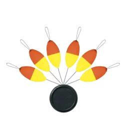   <strong>SERT</strong> - XT- BLISTER FLOAT OVAL N°2 X 6 (FLUO ORANGE/YEL.) - Opritor