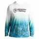 Adventer Fishing Tricou cu glugă, rezistent la UV Bluefin Trevally L