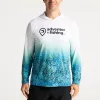 Adventer Fishing Tricou cu glugă, rezistent la UV Bluefin Trevally L
