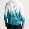Adventer Fishing Tricou cu glugă, rezistent la UV Bluefin Trevally L