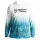 Adventer Fishing Tricou cu glugă, rezistent la UV Bluefin Trevally XL